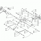WILDCAT MOUNTAIN CAT Rear suspension - rear arm assembly