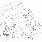 BEARCAT WIDE TRACK Бензобак и сиденье в  сборе