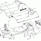 PUMA Gas tank, seat, and taillight assemblies