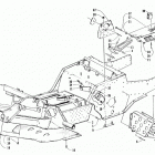 PANTHER DELUXE Передняя рама, подножки и защитный кожух