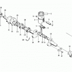 BEARCAT 340 Поршень и коленвал