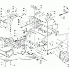 ZR 580 EFI Передняя рама, подножки и защитный кожух