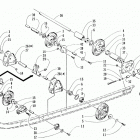 ZR 580 EFI Задняя подвеска оси в сборе
