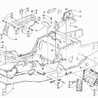 ZRT 800 Передняя рама, подножки и защитный кожух