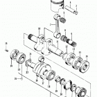 BEARCAT 440 Поршень и коленвал