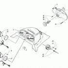 ZR 580 EFI Headlight and instruments