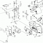 WILDCAT MOUNTAIN CAT Air silencer, battery, and oil tank assemblies