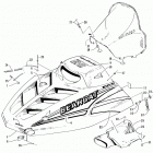 BEARCAT 340 Капот и ветровое стекло