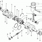 ZR 400 Поршень и коленвал