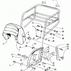 WILDCAT TOURING Backrest and rack assembly