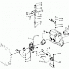 BEARCAT 550 Carburetor, fuel pump, and air silencer