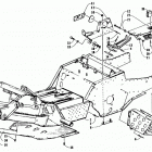BEARCAT 550 Передняя рама, подножки и защитный кожух