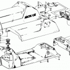 COUGAR MOUNTAIN CAT Gas tank, seat, and taillight assemblies