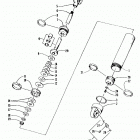ZR 400 Задняя подвеска ,задний амортизатор