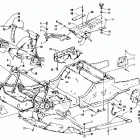 PUMA Front frame, belly pan and footrest assembly