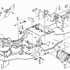 ZR 580 Front frame, footrest, and guard assemblies