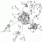 WILDCAT TOURING Опора двигателя и вариатор
