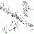 ZR 580 EFI Поршень и коленвал