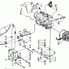 BEARCAT 340 Опора двигателя и вариатор