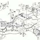 ZR 580 EFI Front frame, footrest, and guard assemblies