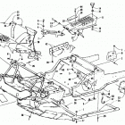 JAG DELUXE Front frame, belly pan and footrest assembly