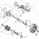 EXT POWDER SPECIAL Вал приводной трака и тормоза