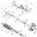 ZR 580 EFI Вал приводной трака и тормоза