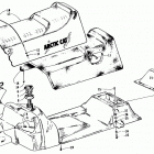 BEARCAT 440 Бензобак и сиденье в  сборе