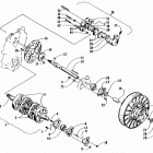 ZR 400 Вал приводной трака и тормоза
