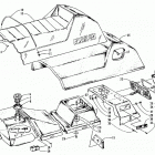 THUNDERCAT MOUNTAIN CAT Gas tank, seat, and taillight assemblies