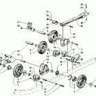 BEARCAT 440 Задняя подвеска оси в сборе