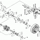 PANTHER RENTAL Вал приводной трака и тормоза