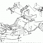 COUGAR MOUNTAIN CAT Front frame, footrest, and belt guard assembly