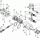 PANTERA Поршень и коленвал