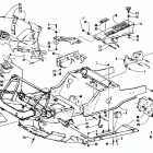 PANTERA Front frame, belly pan and footrest assembly