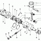 EXT MOUNTAIN CAT Поршень и коленвал