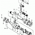 JAG AFS LT 2 SPEED Поршень и коленвал