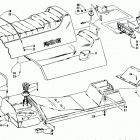 PANTHER DELUXE Gas tank, seat, and taillight assemblies