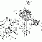 440 ZR Опора двигателя и вариатор
