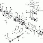 EXT 580 Z Поршень и коленвал