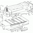 JAG AFS LT 2 SPEED Tunnel, gas tank and seat