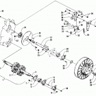 EXT 580 MOUNTAIN CAT Вал приводной трака и тормоза