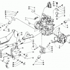 EXT 550 Опора двигателя и вариатор