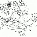 THUNDERCAT Front frame, belly pan and footrest assembly