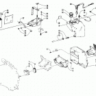 PANTERA Air silencer, battery, and oil tank