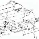 440ZR Gas tank, seat, and taillight assemblies