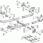 JAG AFS LT 2 SPEED Рельс скольжения и гусеница