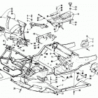 JAG DELUXE Front frame, belly pan and footrest assembly