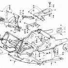 PANTERA Front frame,belly pan,and footrest assembly