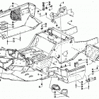 WILDCAT Front frame, belly pan and footrest assembly